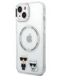 Калъф Karl Lagerfeld - MS Karl Choupette, iPhone 14 Plus, прозрачен - 3t
